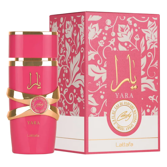 PERFUME YARA CANDY + PERFUMERO 100ML